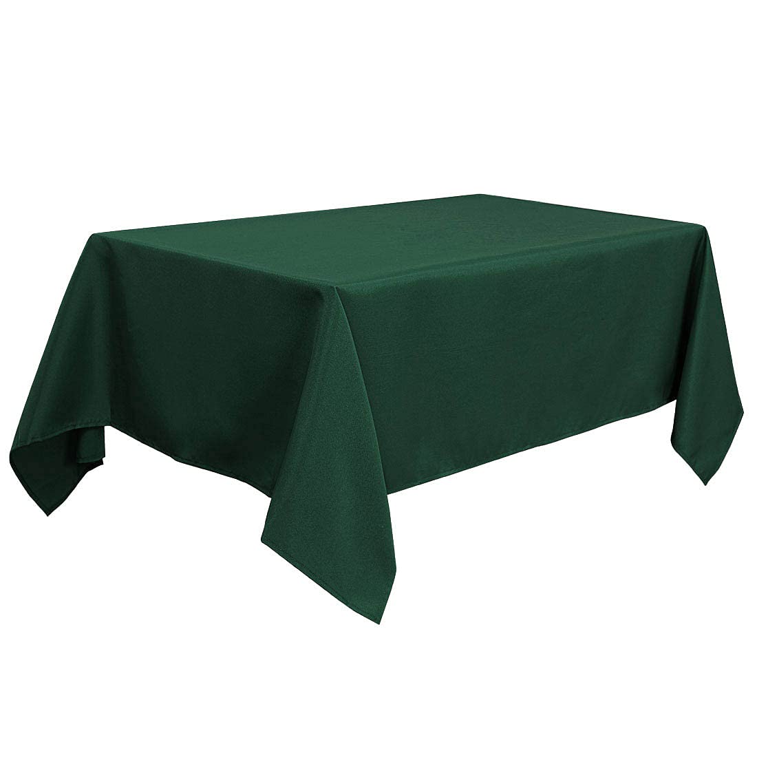 PiccoCasa Tablecloth Rectangle Wrinkle and Water Resistant, Table Cloth Wipe Clean for Kitchen Dining Wedding Party Dinner - Polyester Outdoor Table Cover Green 60"x104"/ 152x164cm
