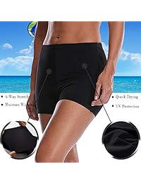 Bañador para dama de cintura alta, pantalón corto para niño