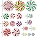 Happy Storm Christmas Wall Decals & Floor Stickers - Gingerbread & Peppermint Christmas Decorations