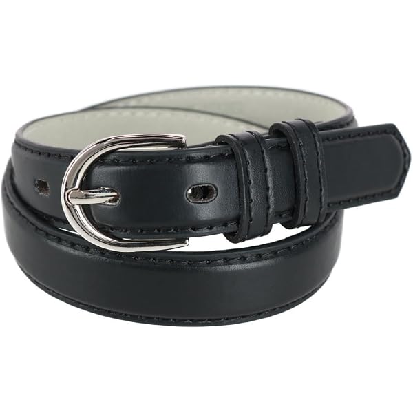 Amazon.com: Belle Donne Girls Skinny Belt, PU Leather  display picture 3