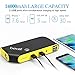 Beatit Yellow B9-PRO 600A 14000mAh Portable Jump Starter (Up to 5.5L Gas or 4.0L Diesel Engines) Auto Battery with Smart Jumper Cables