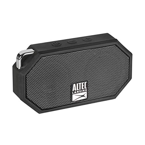 Altec-Lansing-IMW257-BLK-Mini-H2O-Wireless-Bluetooth-Waterproof-Speaker-Floating-IP67-Waterproof-Boat-Hiking-Golf-Cart-Atv-Utv-Lightweight-6-Hour-Battery-Life-Black-200-x-450-x-500-inches