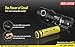 Nitecore MH20 CREE XM-L2 U2 LED 1000 Lumen USB Rechargeable Flashlight, Nitecore NL189 18650 3400mAh rechargeable Li-ion battery, USB charging cable, Holster 2 X EdisonBright Cr123A lithium batteries bundle