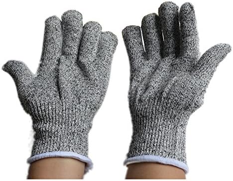 Hyan Cut Resistant Gloves Level 5 Protection Safety Kitchen Work Tool Gloves Lightweight Breathable Gloves Larger