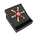 Fidget Spinner Fidget Toys Hand Spinner Premium Quality Newest 2017 Six Winged Design Perfect Toy For ADD, ADHD or Anxiety Stress Relief By ToyerBee (Red)