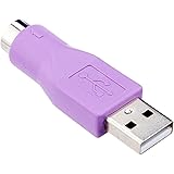 StarTech.com Replacement PS/2 Keyboard to USB Adapter - F/M - Keyboard adapter - PS/2 (F) to USB (M) - GC46MFKEY, Purple