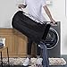ZERO JET LAG 115L X-Large Laundry Basket Collapsible Fabric Hamper Tall Dorm Laundry Bag with Handles Portable Washing Bin Dirty Clothes Basket for College Bathroom Essentials Storage (Black)