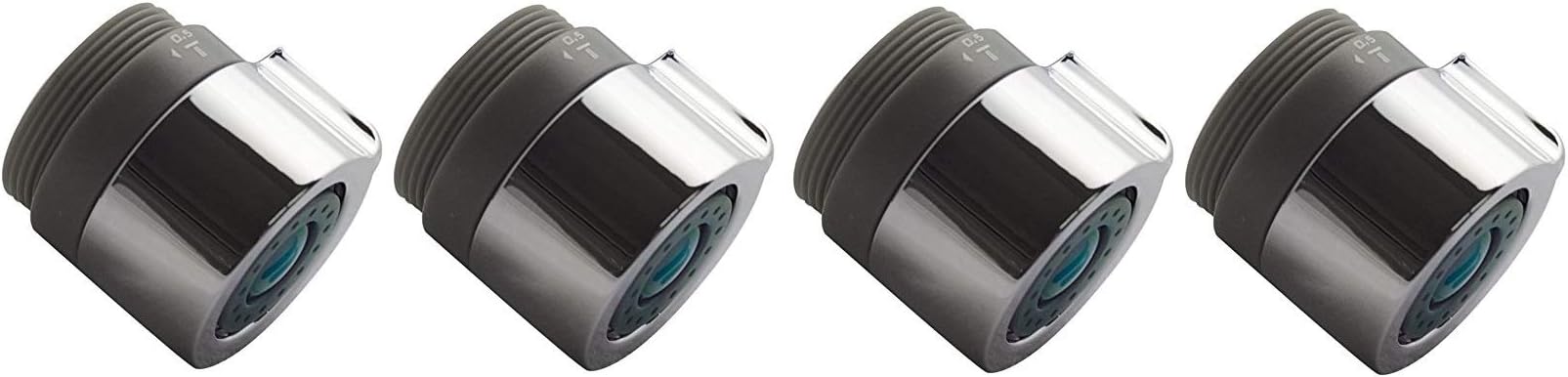 Niagara Conservation N3610CH PCA 1.5gpm Faucet Tri-Max 3 Flow Rate Dual Thread Needle Spray Water-Saving Aerator, Standard, Chrome (Fоur Расk)