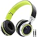 BienSound HW50 Stereo Folding Headsets Strong Low Bass Headphones with Microphone for iPhone, All Android Smartphones, PC, Laptop, Mp3/mp4, Tablet MacBook Earphones (Black/Green)