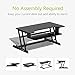 Standing Desk, Stand up Adjustable Desk Riser Converter for Desktop Laptop Dual Monitor
