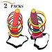 Kealley Bachelorette Party Favor Girls Night Out Hen Party Games - Ring Toss Hoopla Games Set Ring Toss Game Set Bachelorette Party Girls Night Party Favors Novelty Toys (Purple + Red)