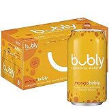 bubly Sparkling Water, Mango, 12 fl oz. cans (8 Pack)