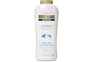 ILLUMINATIONS Gold Bond Ultimate Comfort with Aloe Body Powder - 100% Talc-free, 10 Oz by Chattem