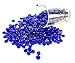 Rastogi Handicrafts Centerpieces, ,Glass Gems for Vase Fillers,Wedding Decoration Pebbles One side flat 100 pcs (Blue)12 mm
