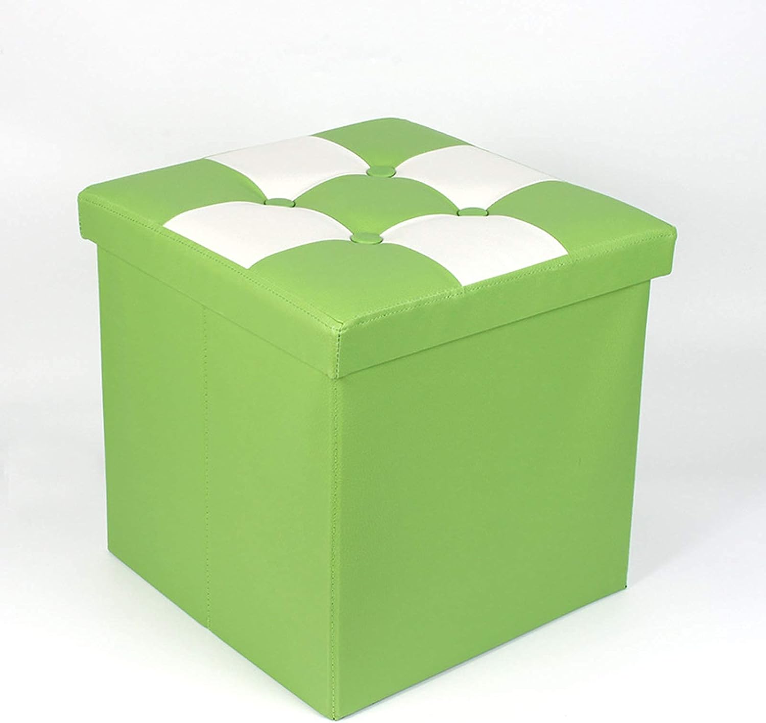 Modern Leather Sofa Storage Box Storage Stool Foldable Storage Box 15