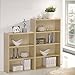 Furinno Pasir 3-Tier Open Shelf Bookcase, Steam Beech