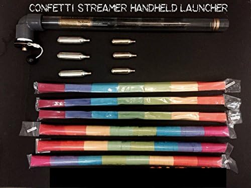 Confetti Blaster Handheld Launcher Cannon 32 inch Barrel Kit Confetti Shooter