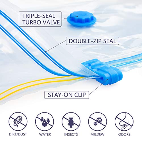 Suob-Vacuum-Storage-Bags-Travel-Storage-Compression-Bags-4-Pack-28x-20-4-Pack-24x-16-77-More-Storage-for-Blanket-Pillows-Clothes-and-Bedding