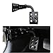 JeCar Steel Dead Pedal Left Side Foot Rest for Jeep Wrangler JK Unlimited 2007-2018 Rubicon Sahara X Off Road Sport Accessories (Black)