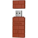 8Bitdo Wireless USB Adapter 2 for Switch, Windows, Mac &amp; Raspberry Pi | Compatible with Xbox Series X &amp; S|Xbox One Bluetooth, PS5/PS4/PS3 Bluetooth Controller &amp; Switch Pro Controller