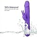 Rabbit Vibrator for Vagina - Dildo Vibrator Adult Toy - Sex for Couples - G Spot Vibrator Stimulator - Clit Vibrator - Suitable Male Sex Toy for Anal Play - Adult Toy for Couples, Purple, Lyps Lily
