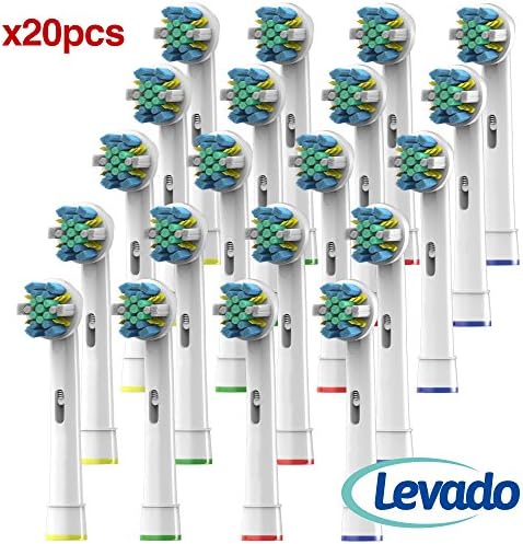 Back To School With Levado Generic Oral B Floss Action Replacement Brush Heads – College Dorm Electric Toothbrush Essential Supplies