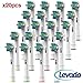 Oral b Replacement Brush Heads- Pack of 20 Generic Oral-B Braun Flossaction Electric Toothbrush Heads- Floss Action Brushes for the Entire Family