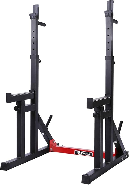 Amazon.co.jp GronG Barbell Stand, Bench Press Rack, Squat Rack with