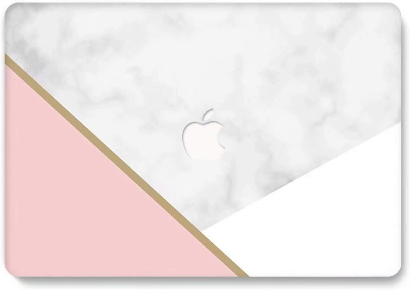 One Micron Case Compatible MacBook 12 Inch Case Plastic Pattern Hard Case Shell Compatible MacBook 12 Inch with Retina Display(Model: A1534)-Marble Pink rs246