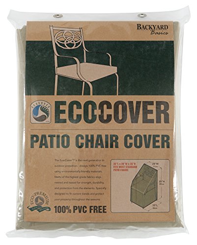 Mr. Bar-B-Q Backyard Basics Eco-Cover PVC Free Premium Patio Chair Cover