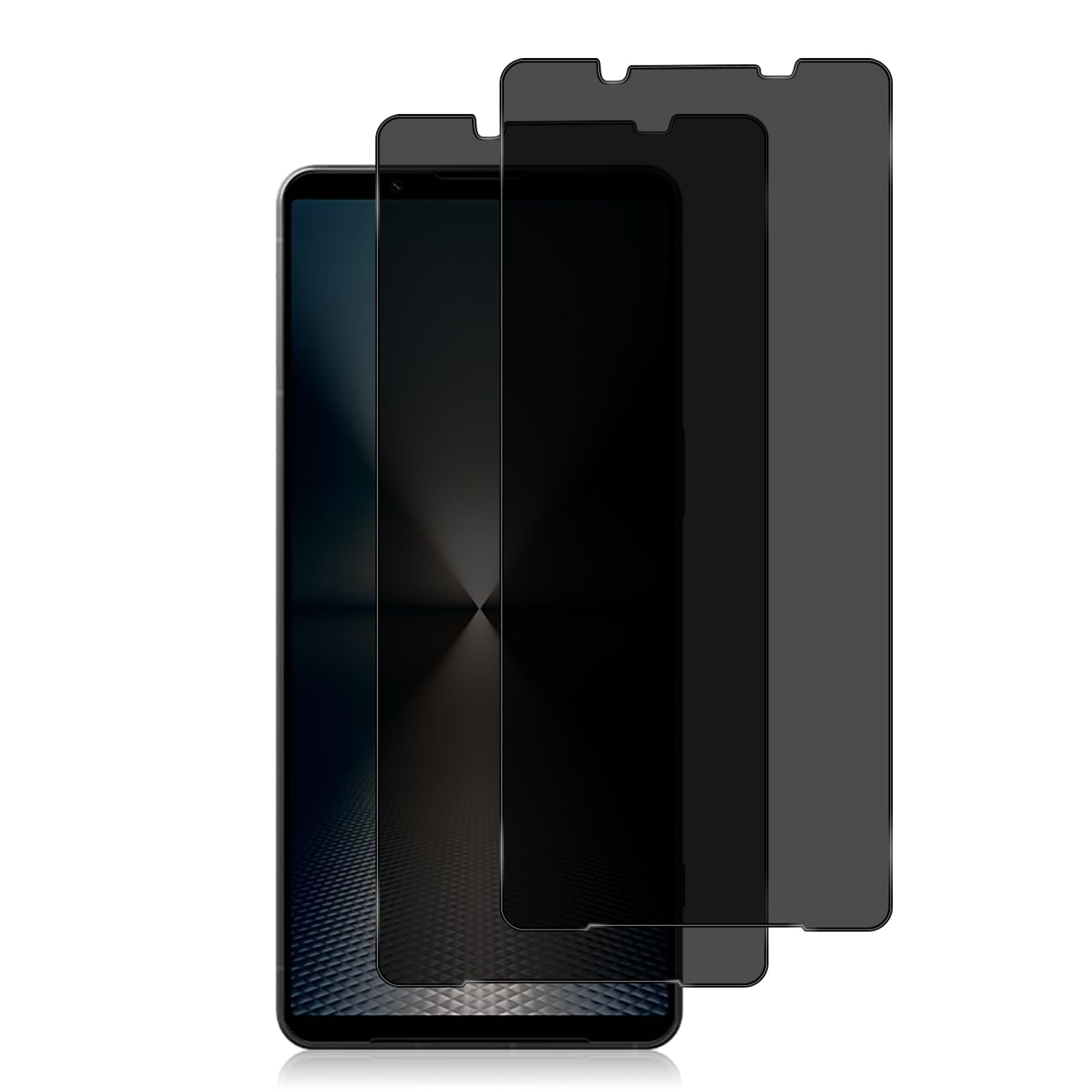 NicMool 2 Pack for Sony Xperia 1 VI Privacy Screen Protector, Anti-Spy Tempered Glass Film Scratch-Resistant Bubble-Free Full Coverage for Sony Xperia 1 VI