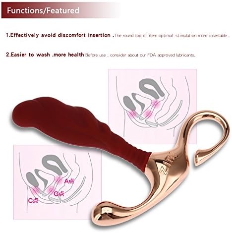 (3 DAYS DELIVERY ) Iron Handheld FDA Approved silicone P-rostate massager ( USA SELLER )
