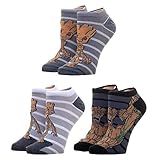 Groot Socks Marvel Ankle Socks Guardians of the Galaxy Apparel - Groot Accessories Guardians of the Galaxy Socks