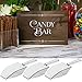 Clear Plastic Acrylic Scoops 12 Pcs | 6.5” Medium Kitchen Scoop | Wedding Desserts | Candy Buffet, Ice Cream, Protein Powders, Coffee, Tea, Flour (12 Pack, 6.5