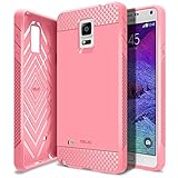 Galaxy Note 4 Case, Obliq [Non-Slip] [Slim Fit] Samsung Galaxy Note 4 Case [Flex Pro] [Pink] Premium Soft Anti Shock Protection Jelly Case - Verizon, AT&T, Sprint, T-Mobile, International, and Unlocked - Case for Samsung Galaxy Note 4 IV SM-N910S Late 2014 Model