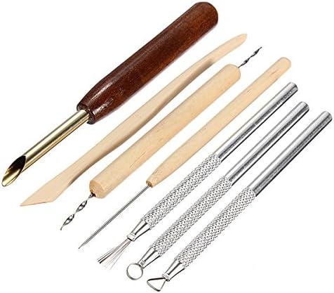 7pcs Wax Pottery Clay Ceramics Molding Tool For Carving Sculpture