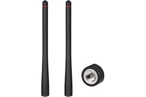 Bingfu Handheld Marine VHF Radio Antenna 136-174MHz Rubber Duck SMA Male Antenna 2-Pack for Standard Horizon HX210 HX870 HX89