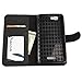 BLU Studio 5.0 C HD D534u Case, Abacus24-7 BLU Studio 5.0C HD Wallet Case with Flip Cover, Stand and Pockets for ID, Credit Cards - Black BLU Studio 5.0 C HD D534u Flip Case
