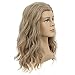 yuehong Long Curly Blonde Men Thor Endgame Wig Superhero Cosplay Costume Hair Heat Resistant Synthetic Fibers Fluffy Durable Breathable Wig