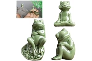 PUSKIU Toilet Bolt Caps, 2024 New Frog Toilet Bolt Caps, Ceramic Toilet Bolt Covers Toilet Bolt Caps Decorative Animals Ceramic Fish Frog Turtle Toilet Floor Bolt Caps Toilet Bolt Caps Cute Fish Decor
