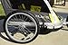 Allen Sports Premier 2-Child Aluminum Bike Trailer/Racing Stroller, Green/Grey