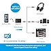 TROND Bluetooth V5.0 Transmitter Receiver for TV PC iPod, 2-in-1 Wireless 3.5mm Adapter (AptX Low Latency, Pair with 2 Bluetooth Headphones Simultaneously), Blackthumb 3