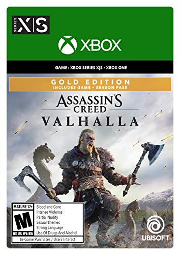 Assassin’s Creed Valhalla Xbox Series X|S - Pre-load, Xbox One Gold Edition [Digital Code]