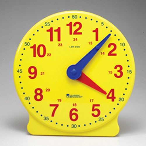 Learning Resources 24-Hour Student Clock LER3101: Amazon.co.uk: Office