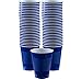 amscan Bright Royal Blue 436801.105 Plastic Cups Big Party Pack 50ct, 50 pieces