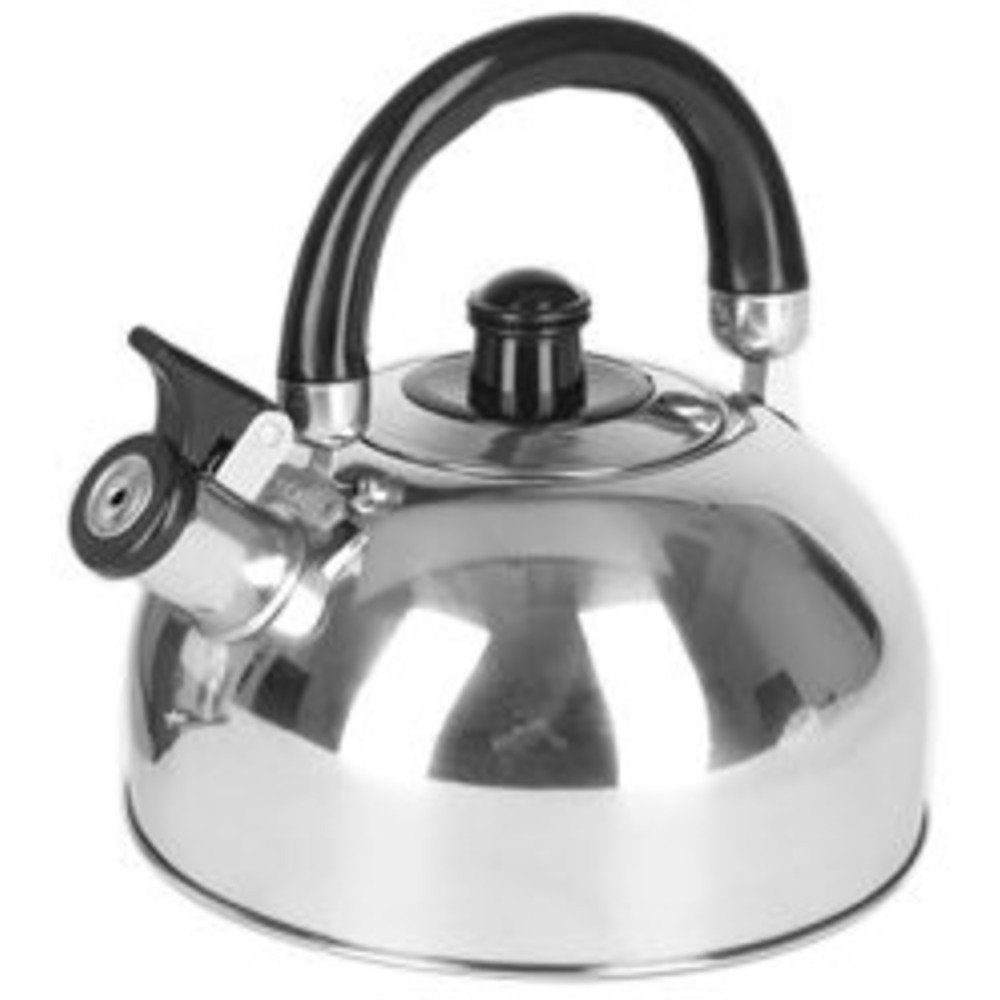 Summit Stainless Steel Whistling Kettle - Silver, 2 Litres
