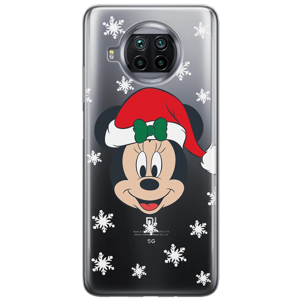 ERT GROUP mobile phone case for Xiaomi MI 10T LITE/REDMI NOTE 9 PRO 5G original and officially Licensed Disney pattern Minnie 061 adapted to the shape of the mobile phone, partially transparent
