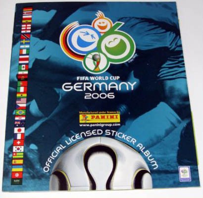 Panini Fifa World Cup Germany 2006 Football Stickers Album