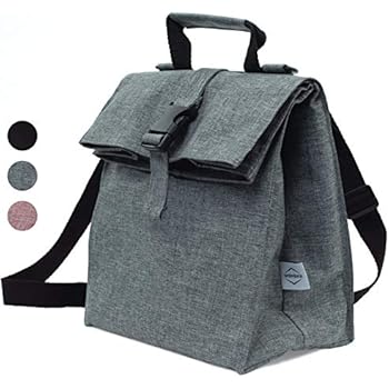 Thermal Insulated Lunch Bag - Reusable Leakproof Cooler for Men, Women and Kids - Adjustable Shoulder Strap for Outdoor Activities, Work or School