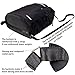 Drawstring Backpack Sport Gym String Bag Waterproof Sackpack Cinch Sack Gymsack (Black)